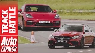 Mercedes-AMG E63 S vs Porsche Panamera Turbo: 1,145bhp heavyweight track battle