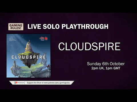 Cloudspire - Live solo playthrough