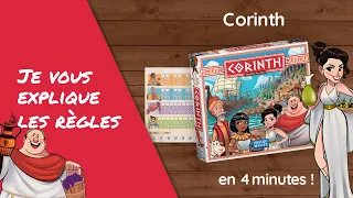Je vous explique les règles du jeu CORINTH en moins de 4 minutes!