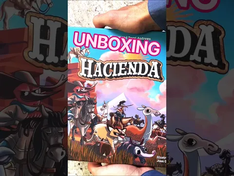 Hacienda Is Back! | New Board Game Unboxing & First Look #Shorts