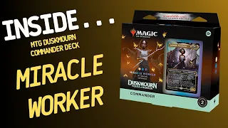 Inside…Magic The Gathering Duskmourn - Miracle Worker Commander Deck (4K 60fps)