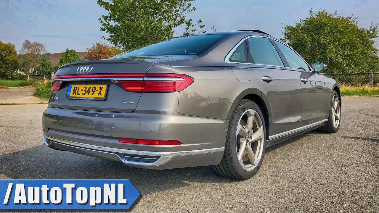 Audi A8 55 TFSI Review by AutoTopNL (English Subtitles)