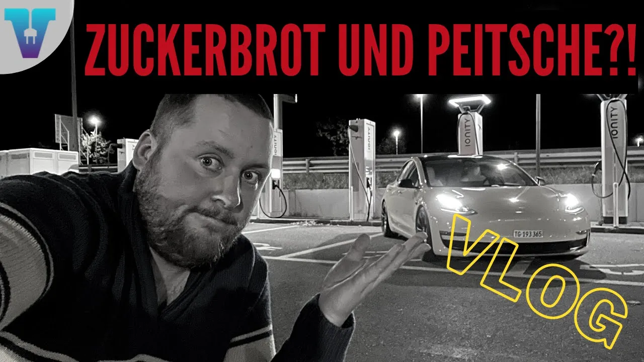 TESLA! - Ein Wechselbad der Gefühle - VLOG nach Davos [Deutsch 4K] | Vision E Drive Nr.195