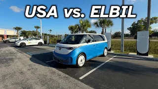 1400 km i ID.Buzz, overlever man med elbil i USA?