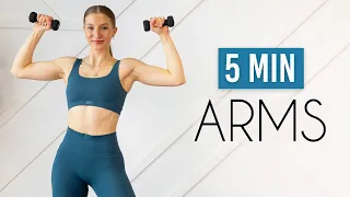 5 minute toned arms workout (Sculpt & Define)
