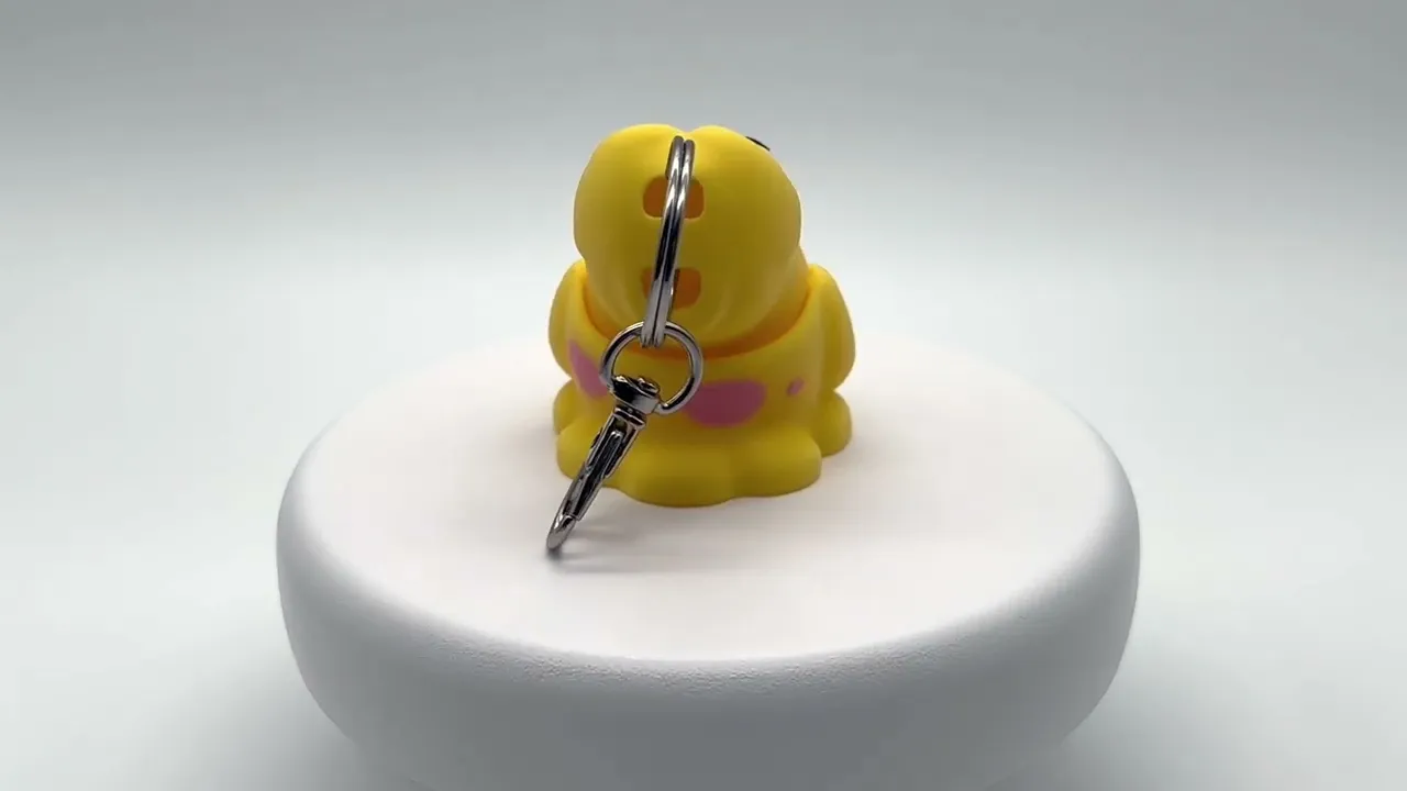 Брелок для рюкзака Flexi Gooey Monsters Желтый – оригинальный 3D аксессуар для рюкзака