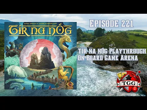 Tír na nÓg Playthrough on Board Game Arena | Mythical Irish Adventure!