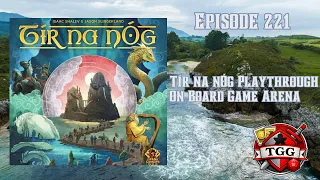 Tír na nÓg Playthrough on Board Game Arena | Mythical Irish Adventure!