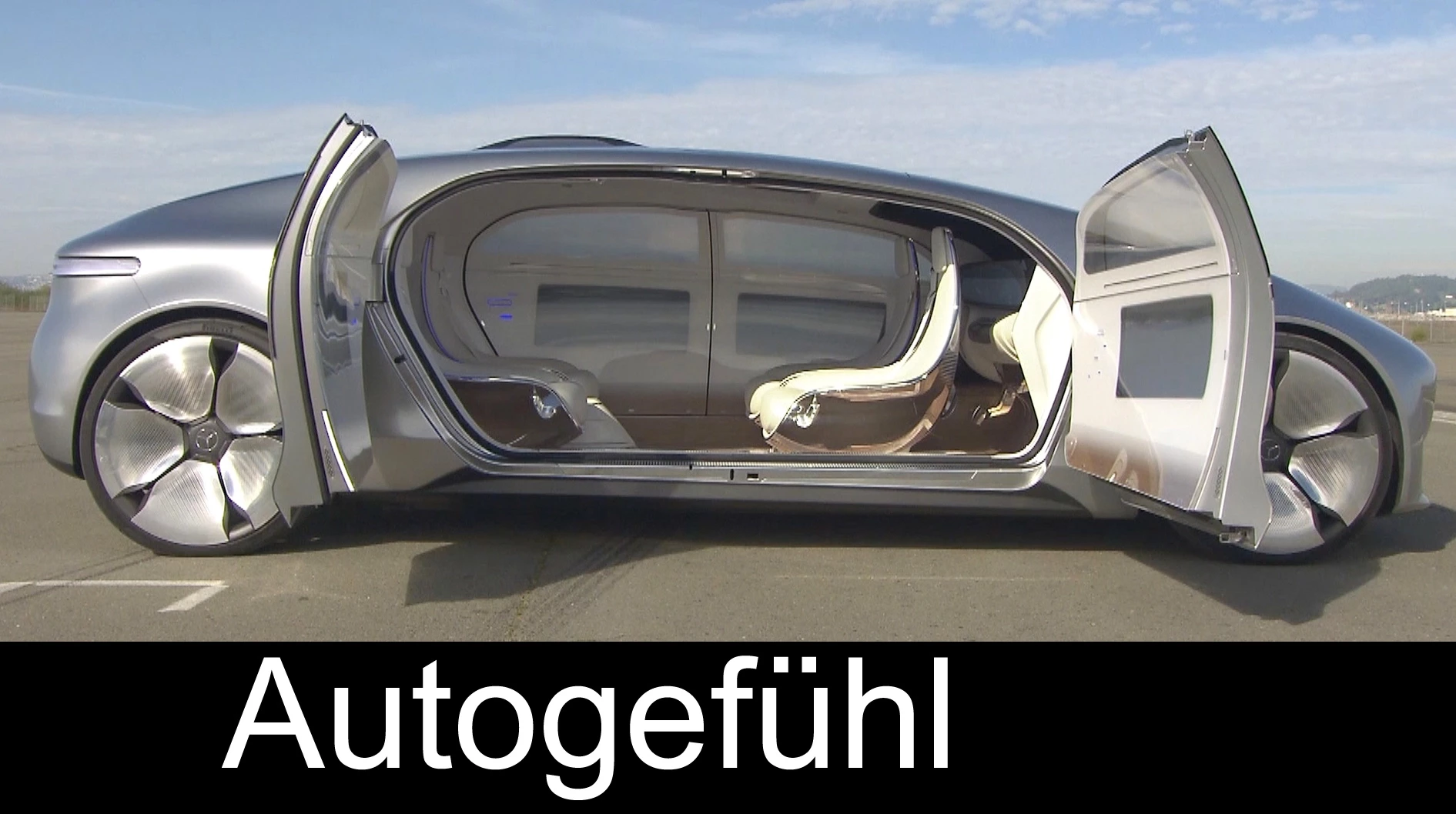 F015 Driving in San Francisco: Mercedes concept F 015 Luxury in Motion autonomous car - Autogefühl