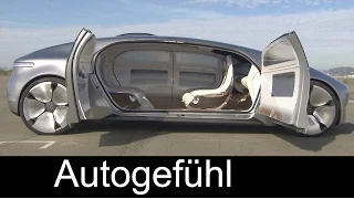 F015 Driving in San Francisco: Mercedes concept F 015 Luxury in Motion autonomous car - Autogefühl