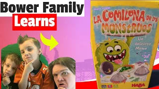 Bower Family Learns Monster Munch *Teach + Gameplay*