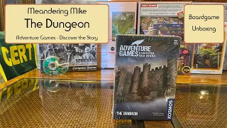 Unboxing The Dungeon - part of the Adventure Games - Discover the Story series