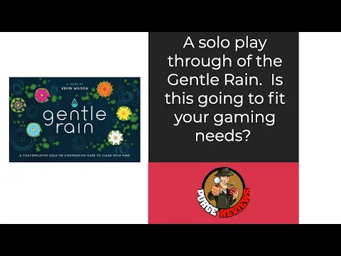 Gentle Rain Play Through by Purge Reviews. Is this solo game going to be refreshing for you?