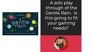 Gentle Rain Play Through by Purge Reviews. Is this solo game going to be refreshing for you?