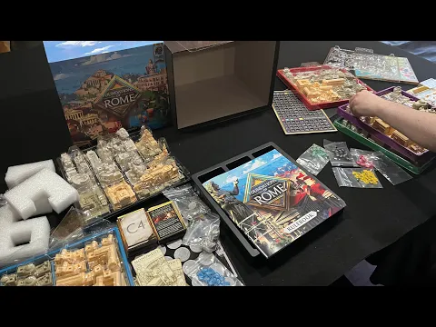 DGA Unboxes Board Games: Foundations of Rome - Kickstarter Edition
