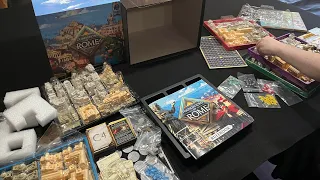 DGA Unboxes Board Games: Foundations of Rome - Kickstarter Edition