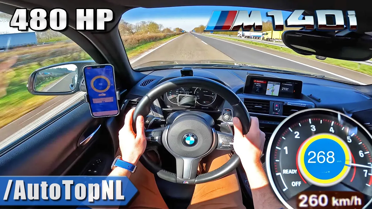 480HP BMW M140i xDrive on Autobahn by AutoTopNL