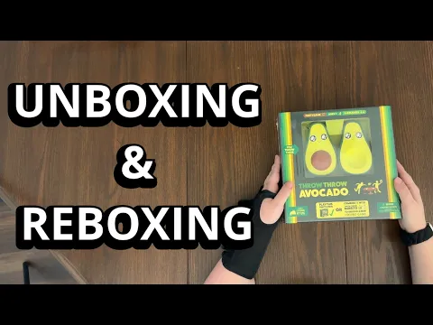 Throw Throw Avocado - Party Dodgeball Card Game Unboxing & Reboxing - What's in the Box?