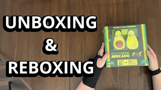 Throw Throw Avocado - Party Dodgeball Card Game Unboxing & Reboxing - What's in the Box?