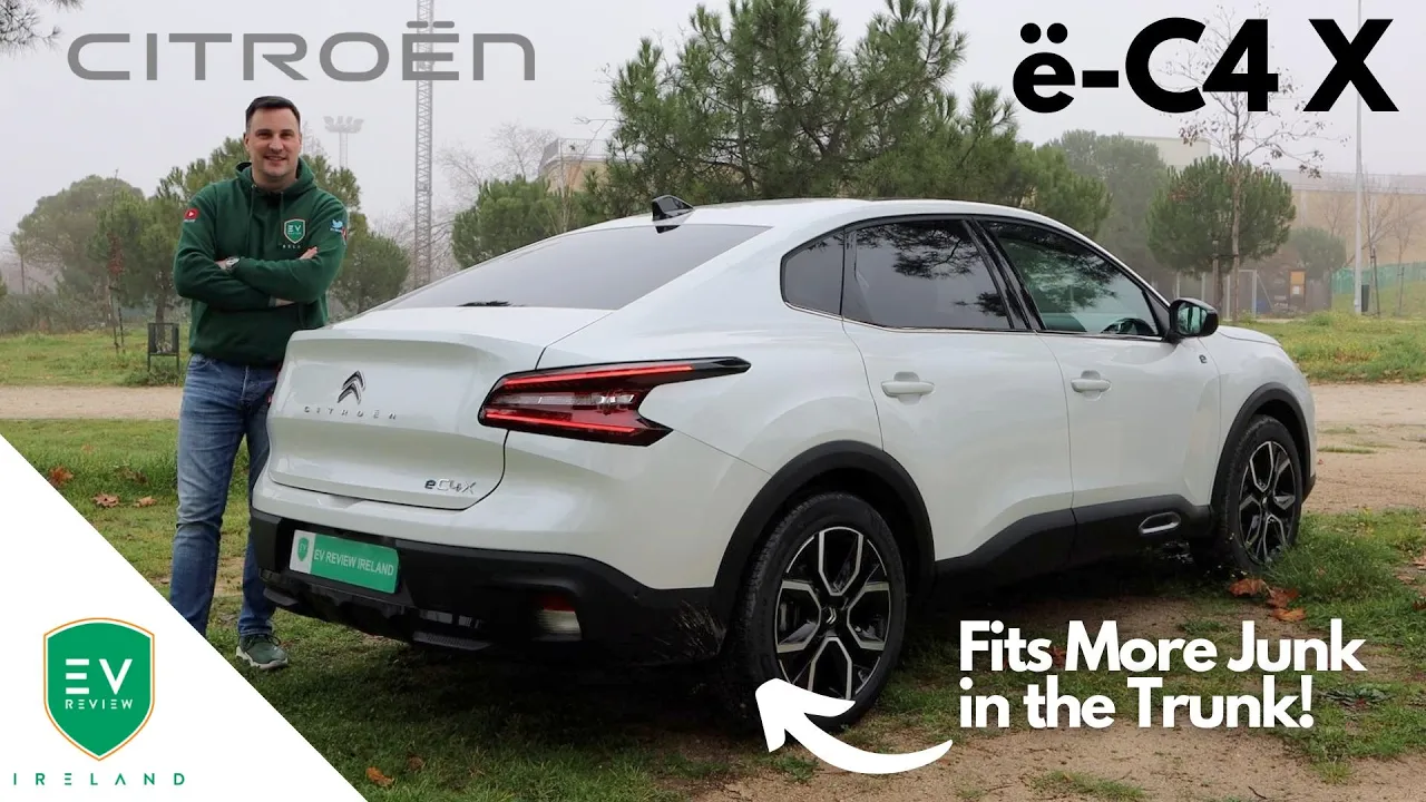 e-C4 X - 2nd Look and 1st Drive of this more spacious Electric Citroen