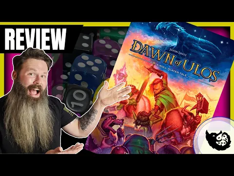 The Best 5 lbs Board Game, Dawn of Ulos! Review on Rolling with the Beard