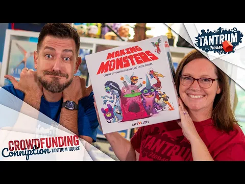 Making Monsters Board Game Preview | Bag-Building & Push-Your-Luck Madness!
