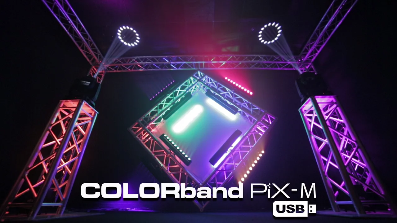 Product video thumbnail for Chauvet COLORband Pix-M USB Linear Wash Light