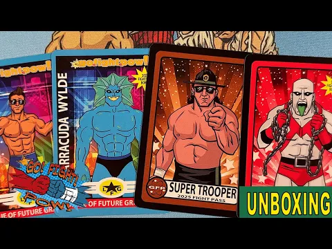 Unboxing new Go.FIght.POW! Fight Pass Cards & a SURPRISE! #gaming #tabletop #rpg #wrestling