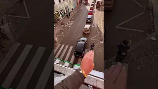 One giant hand controls traffic like a boss🔥🤣
