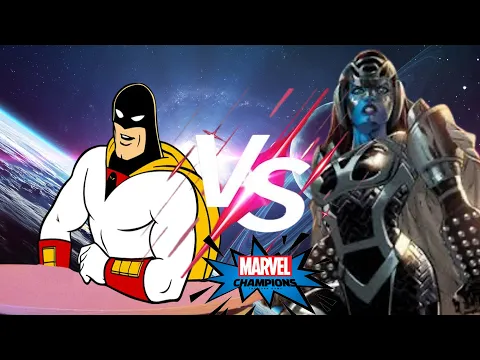 The Reboot: Marvel Champions Galactic Storm Custom Content Gameplay Space Ghost vs Hala Ultimatum