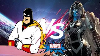 The Reboot: Marvel Champions Galactic Storm Custom Content Gameplay Space Ghost vs Hala Ultimatum