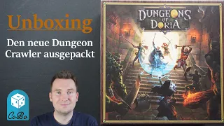 Unboxing ... Dungeons of Doria - Exklusive Präsentation des neuen Dungeon Crawlers - Deutsch 4K
