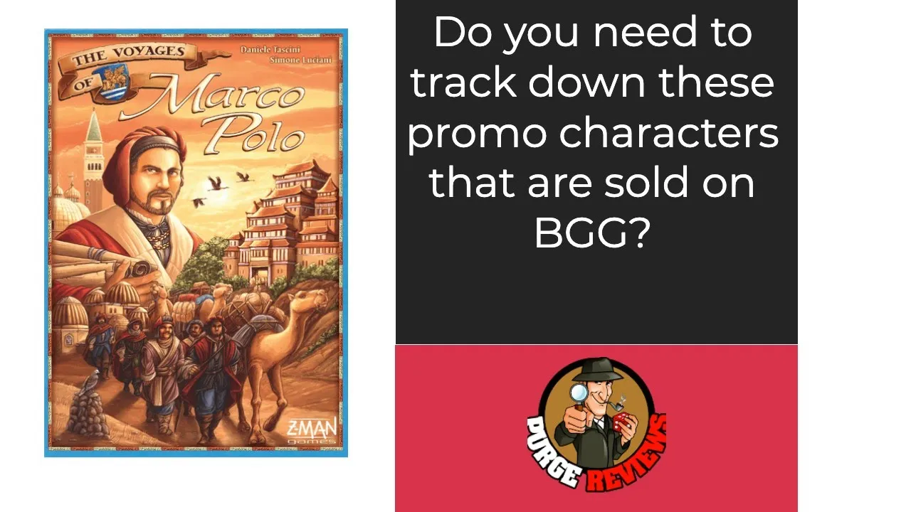 Voyages of Marco Polo BGG Promo New Characters by Purge Reviews: Should you track down these promos?