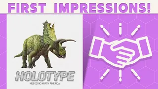 Holotype: Mesozoic North America - First Impressions!
