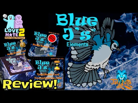 Blue J's Card Game - A Gamer+Non-Gamer Review