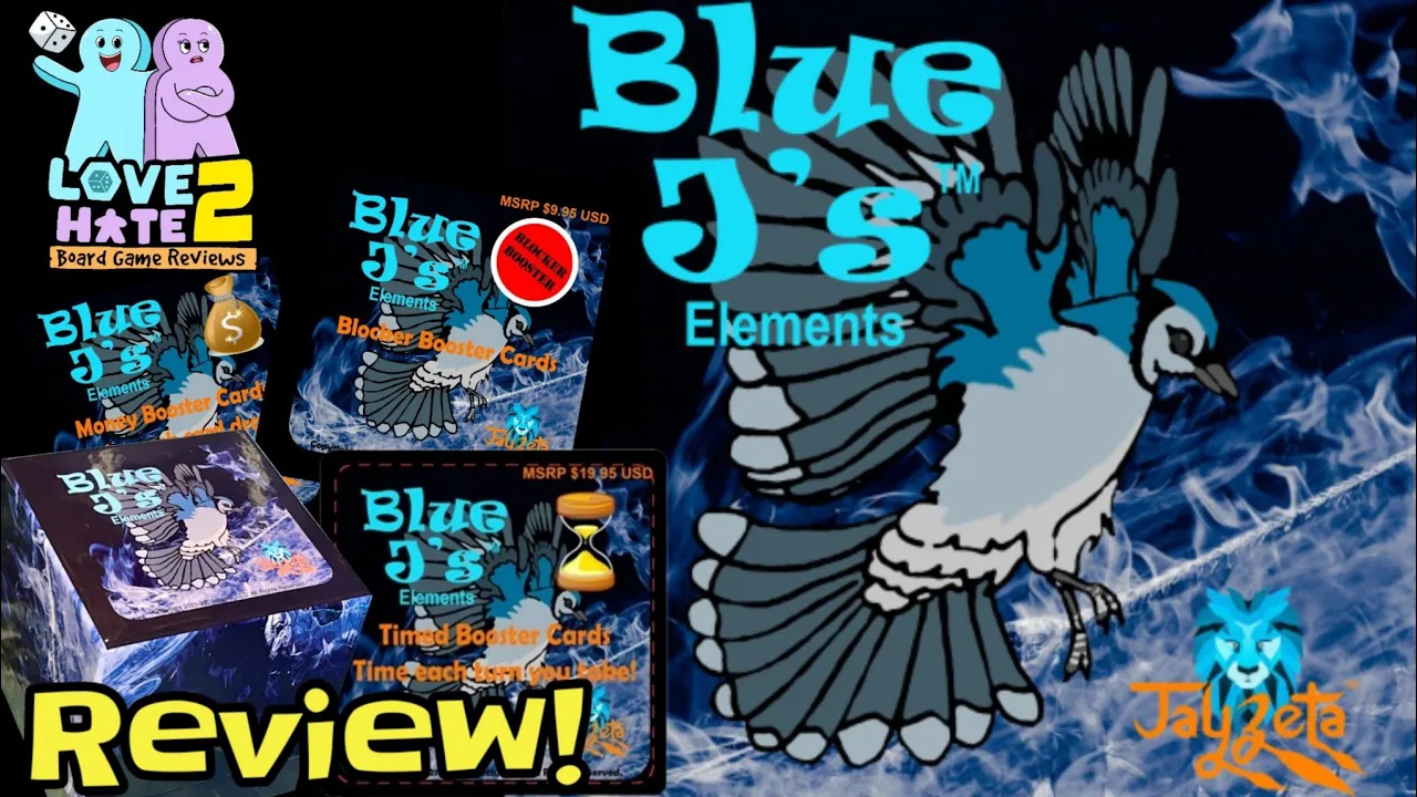 Blue J's Card Game - A Gamer+Non-Gamer Review