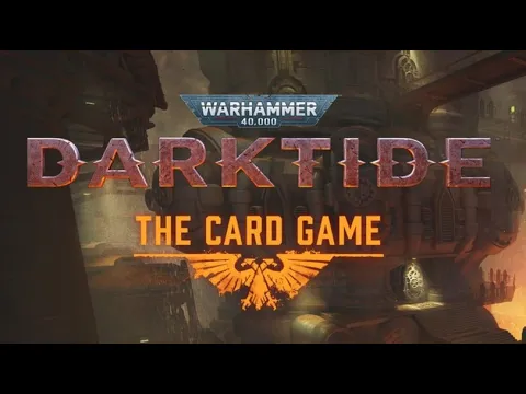 Warhammer Dark Tide The Card Game Part 1 the set up
