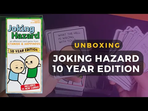 Joking Hazard 10 Year Edition Unboxing (Mature Audiences Only) | DaniCha