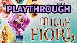Mille Fiori Board Game | Playthrough