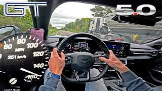 2026 FORD MUSTANG GT 5.0 V8 on the UNLIMITED AUTOBAHN!