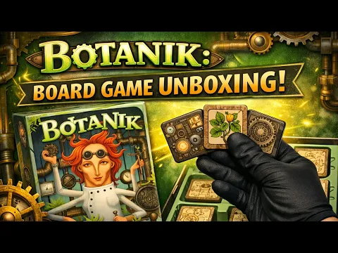BOTANIK board game unboxing @boardgameworld