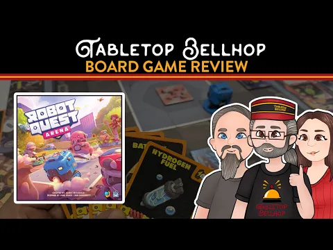 Robot Quest Arena Review, a deck-building game of junkyard robot battles from Wise Wizard Games