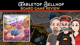 Robot Quest Arena Review, a deck-building game of junkyard robot battles from Wise Wizard Games