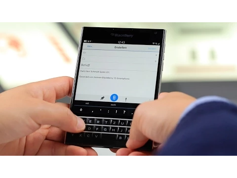 Video zu BlackBerry Passport schwarz