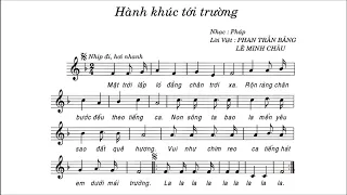 HÀNH KHÚC TỚI TRƯỜNG