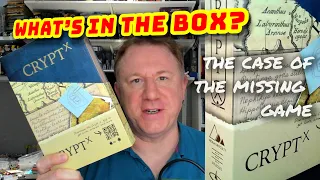 Crypt X from Inside the Box - What's Inside?!