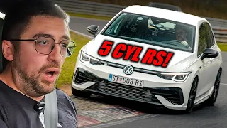 WORLD'S FIRST 5 Cylinder VW Golf 8 "RS"! // Nürburgring