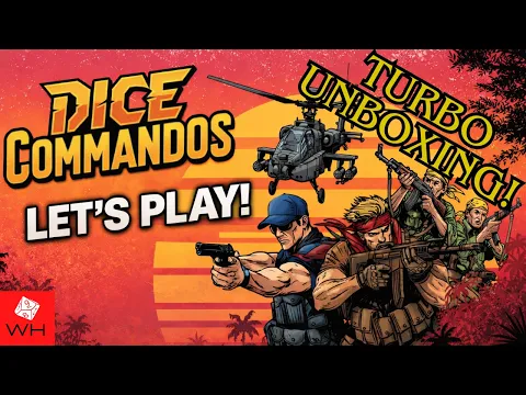 TURBO Unboxing of Dice Commandos | Dice-Driven | Action | Solitaire