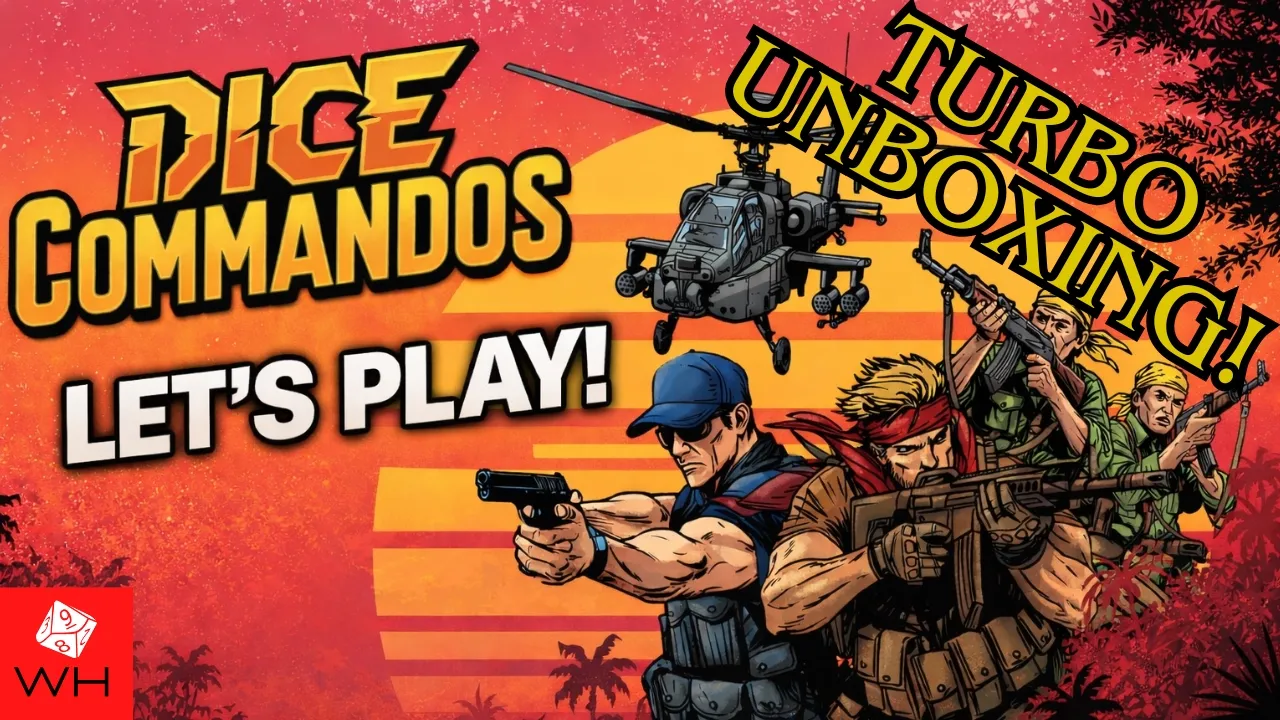 TURBO Unboxing of Dice Commandos | Dice-Driven | Action | Solitaire