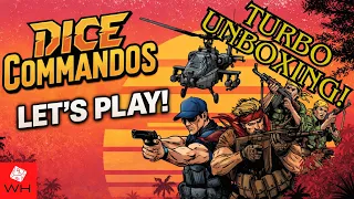 TURBO Unboxing of Dice Commandos | Dice-Driven | Action | Solitaire